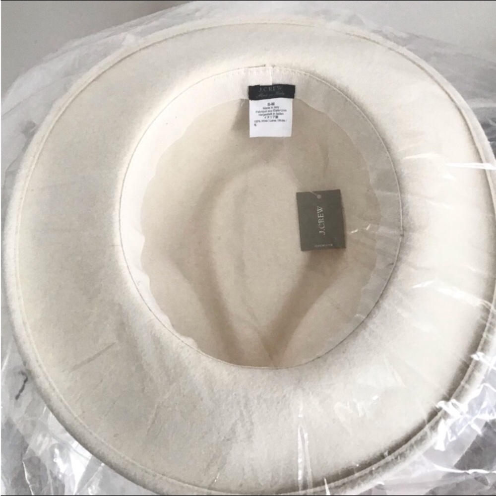 J. CREW Wool Western Hat with Grosgrain Trim New With Tag - Picture 5 of 8